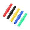 Insulated Banana Coupler Prevent Oxidation PVC Sheath Female To Female Banana Plug Socket for Electronics