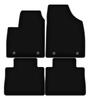 Dywaniki Welurowe BASIC Czarne Do: MG HS SUV (2018-)