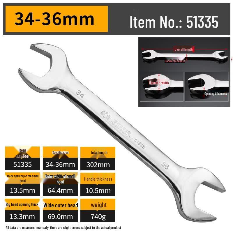 Eagle Brand 34x36mm Double-End Open-End Wrench