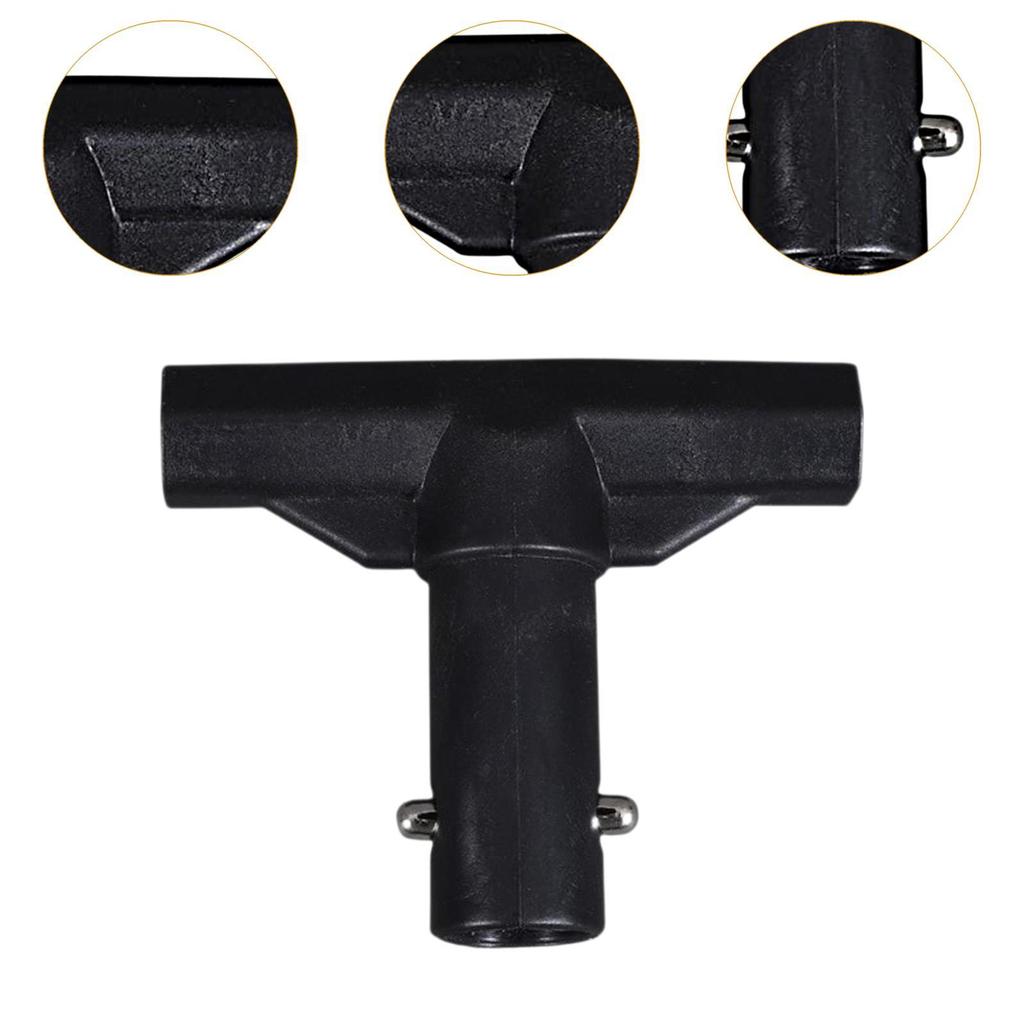 8x Trampoline T Tube Connector Reusable Fittings Sleeves Replacement Protector Lightweight Pole End Caps for Outdoor Workout