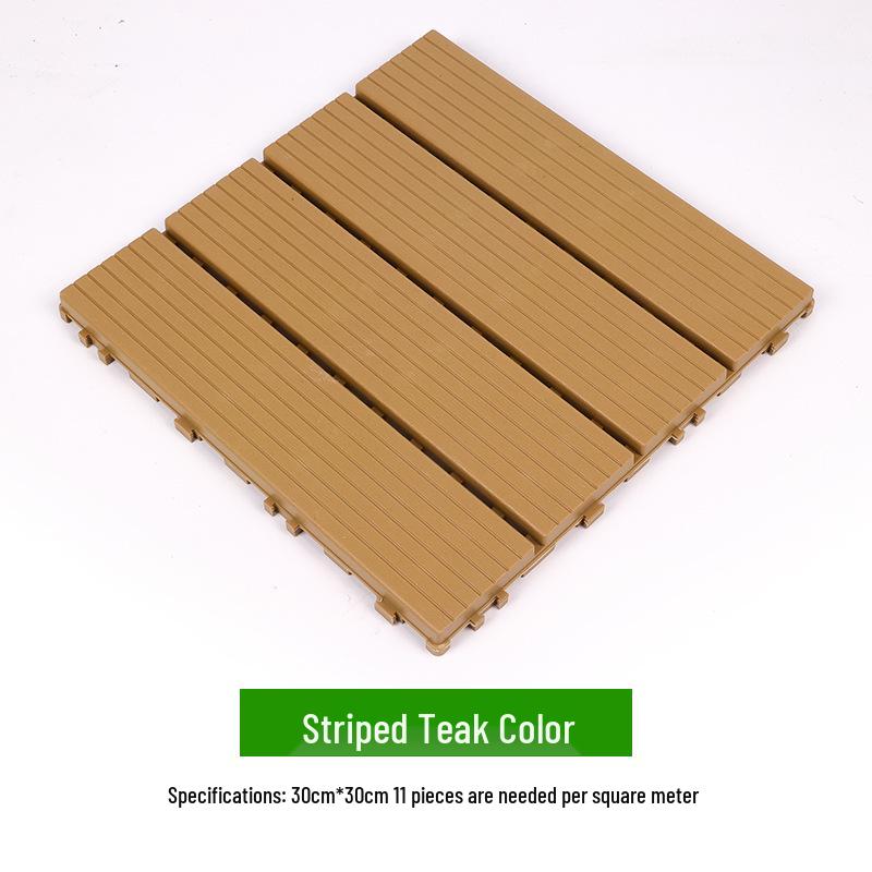 

Легко собираемое антикоррозийное дерево-пластиковое напольное покрытие для балкона, террасы и двора