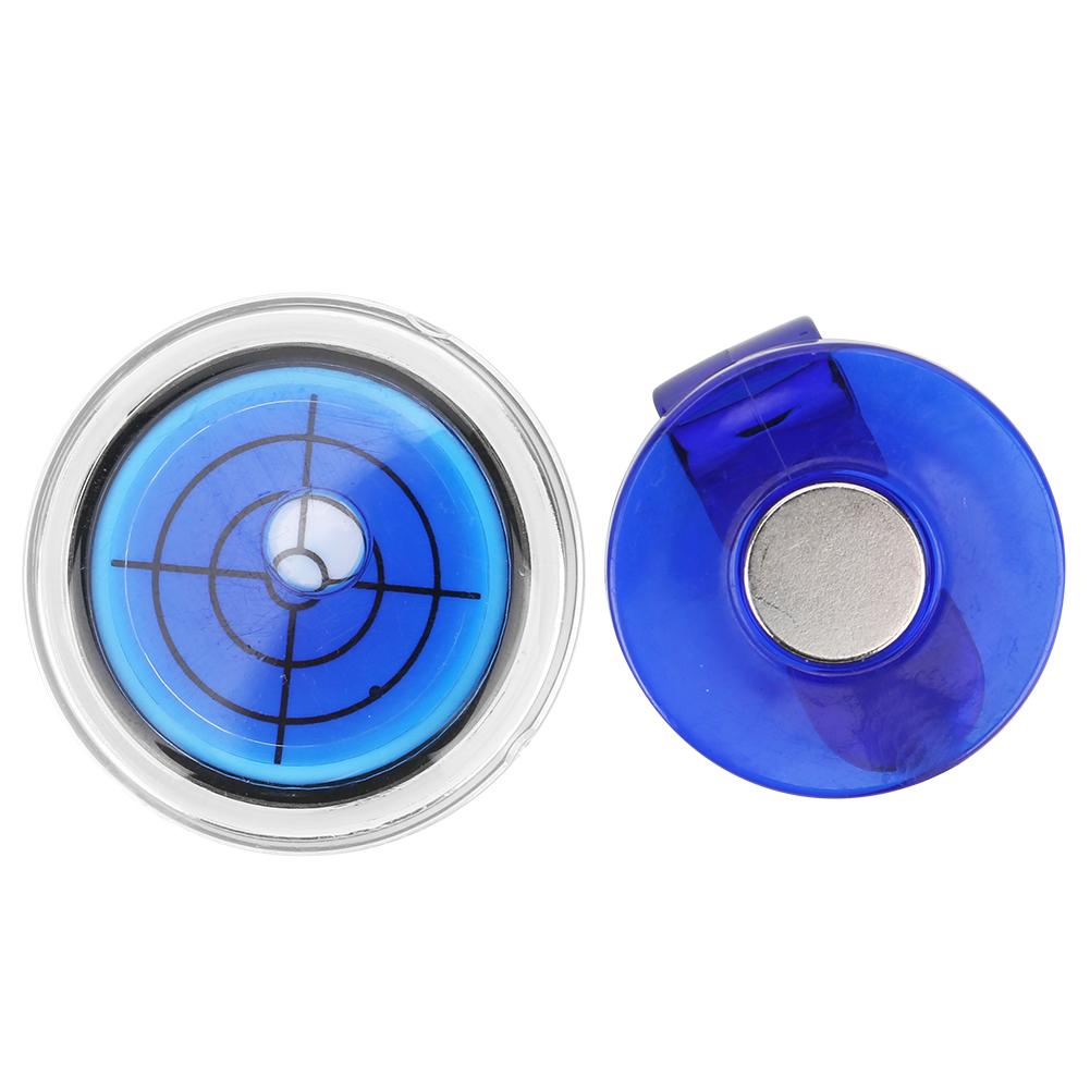 Plastic Compact Golf Ball Marker Level Hat Clip Cap Clamp Accessory Gift SuppliesBlue