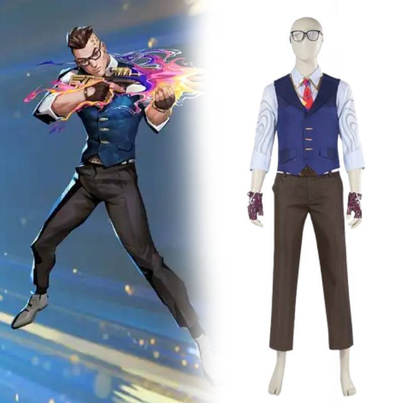 Disfraz Cosplay de Chamber de Valorant Conjunto de Chaqueta de Halloween Para Fans del Juego