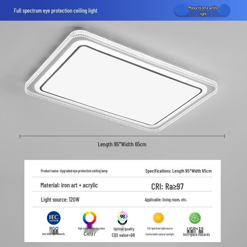 2025 Modern LED Crystal Ceiling Light for Master Bedroom - Minimalist Luxury Design