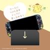 Allone Sanrio Characters 2 Pompompurin Separate Clear Case for Compatible with Switch Easy Protects Against Scratches and Cute Sanrio Charging While
