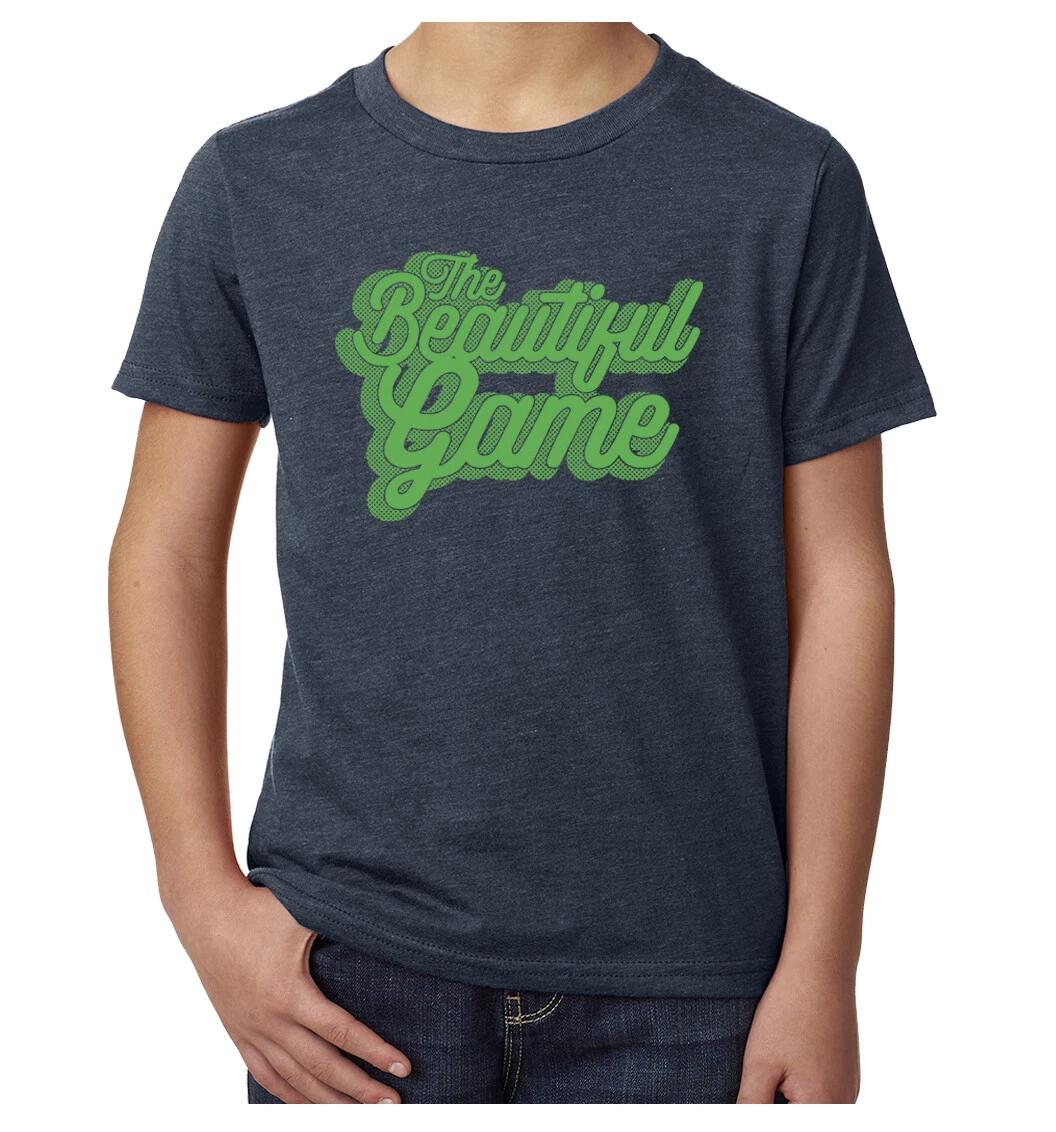 The Beautiful Game youth Soccer Shirts,Kid s Graphic T-Shirts L