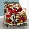 Liverpool Personalized Name Blanket Throw Personalized Blanket Ultra-Soft for Couch Office Chair Picnics Home Decor for All Occasions