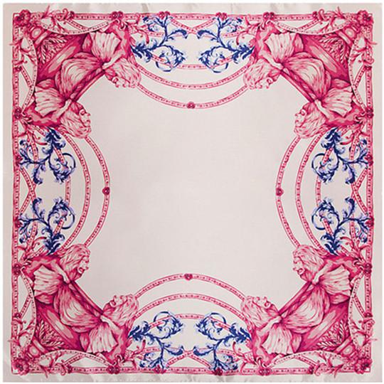 New Design Chain Print Silk Scarf For Ladies Fashion Hijab Shawl Brand Scarf Foulard Square Head Scarves Wraps For Women