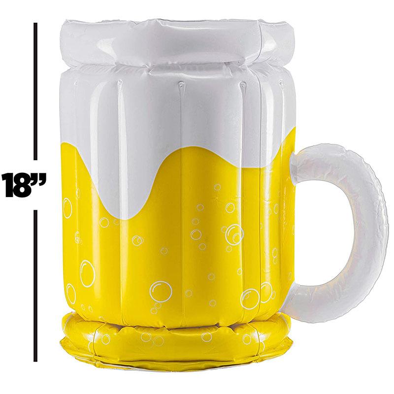 

PVC Inflatable Ice Bucket Beer Cooler Summer Cool Drink Funny Birthday Party Decoration Summer Beach Pool Outdoor BBQ Supplies