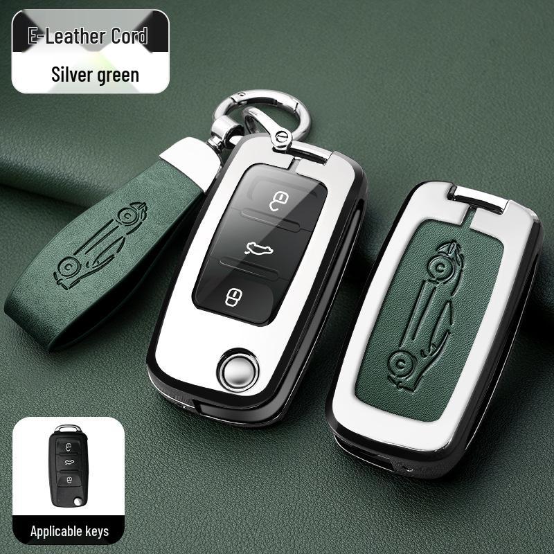 Metal Key Shell for Volkswagen Models: New Sagitar, Lavida Plus, Tayron, Tuon, Tiguan L, Bora, Magotan