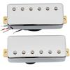 Artec MLA97 Alnico 5 Covered Mini Humbucker Pickup Neck/Bridge PU Set for Electric Guitar, Chrome
