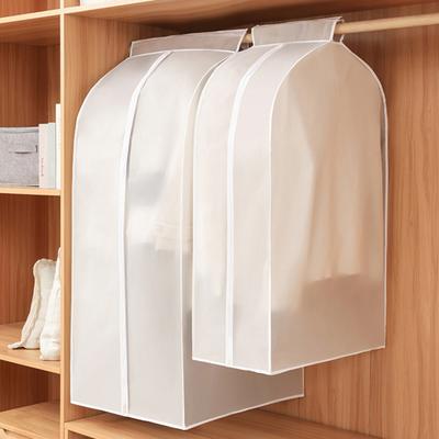 Dustproof Clothes Oversized Cover Zipper Closure Translucent Dress Suit Coat Protector Cover Hanging Storage Bag