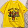 Benito Bowl T Shirt Puerto Rico Coqui Frog Tee Shirt Football Printed Graphic T Shirts Casual Short Sleeve Comfortable Tees
