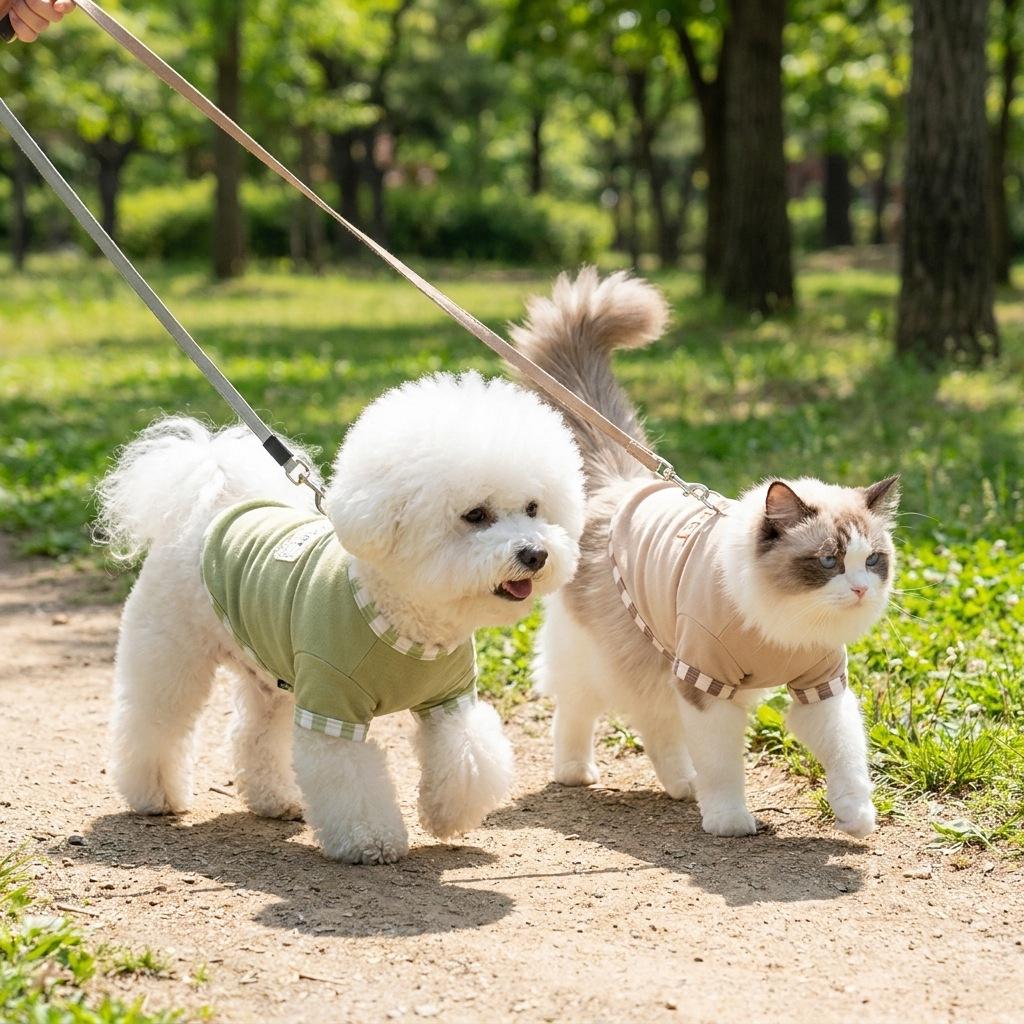 Autumn and winter two-legged German velvet vest home top can lead small and medium-sized dogs, dog clothes, cat clothes thickened