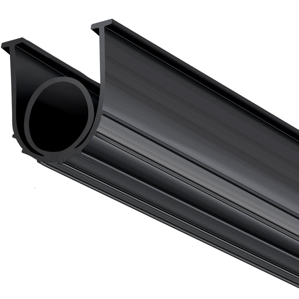 Guarnizioni per Porta da Garage Gomma Inferiore, Combinazione Forma a U + Anello O Guarnizione Meteo Inferiore per Porta da Garage, Guarnizione per Porta da Garage Impermeabile 10 piedi, Estremità a T da 5/16 pollici