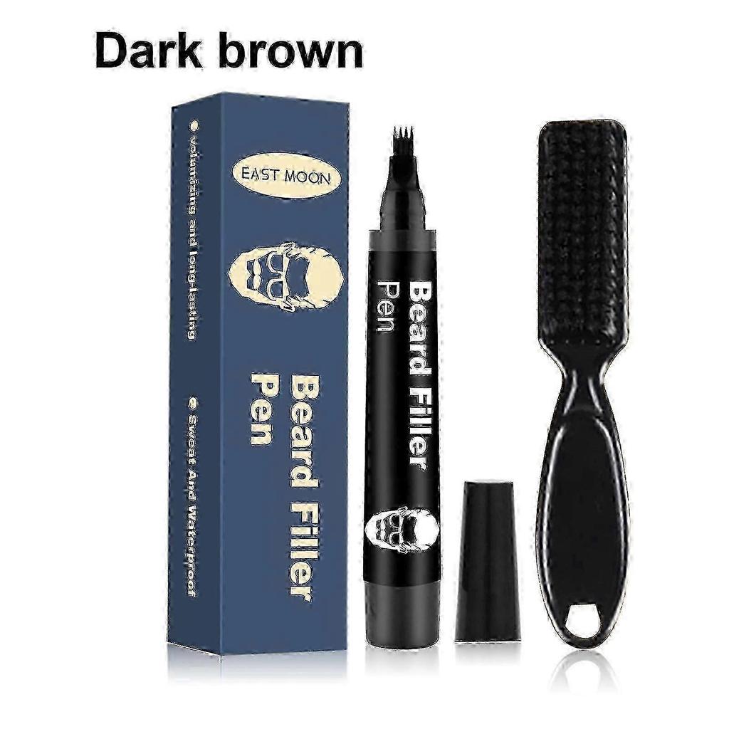 East Moon Beard Filling Pen Removable Easy-to-use Filling Pen Easily Creates a Busty Beard Hairline