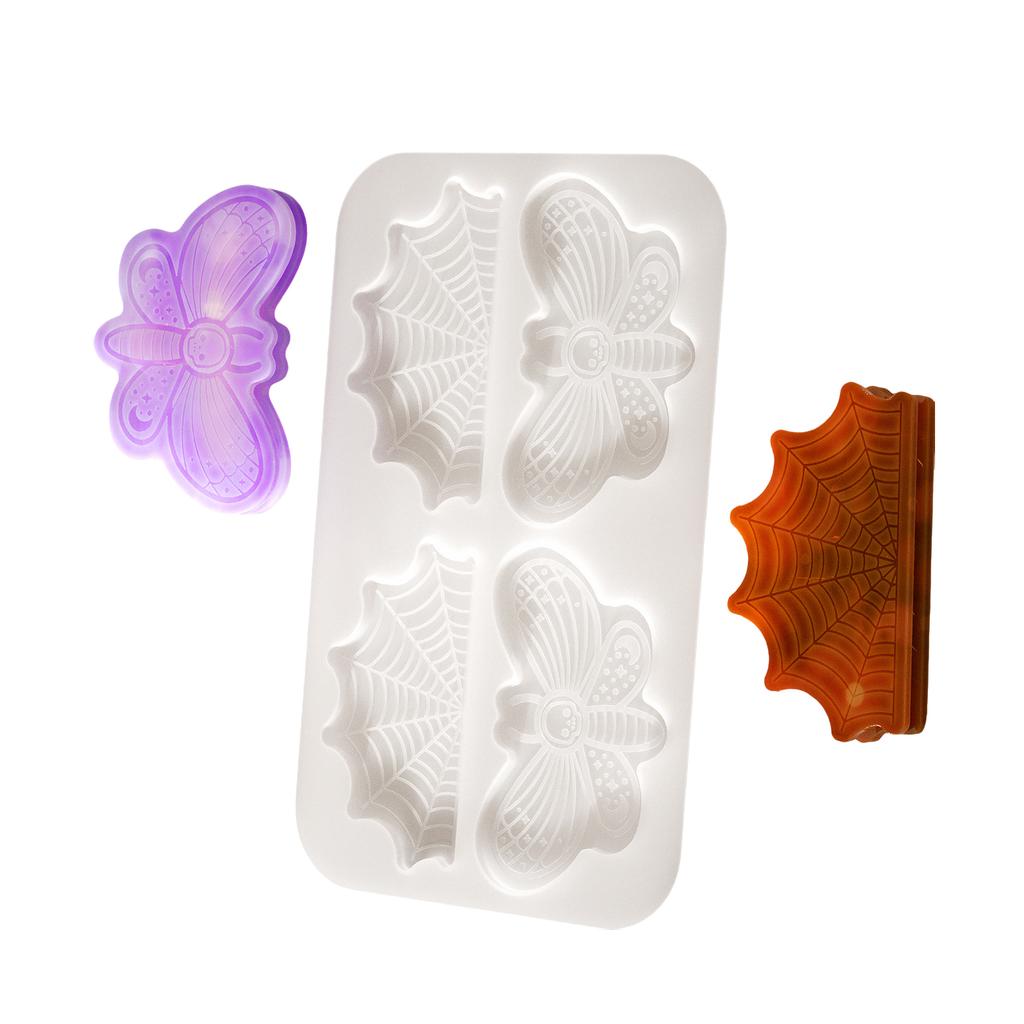 Flexible Silicone Hair Clip Mould for Hair Accessories Sturdy and Easy To Demold Portable Accessory for Creative Designs