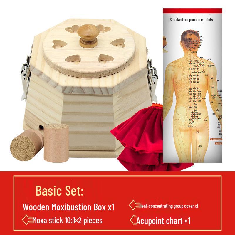 Portable Moxibustion Box for Home & Beauty Salon - Chest & Uterine Therapy Instrument