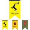 Game Of Thrones Flag Banner With Polyester Fabric For Themed Room Decor
