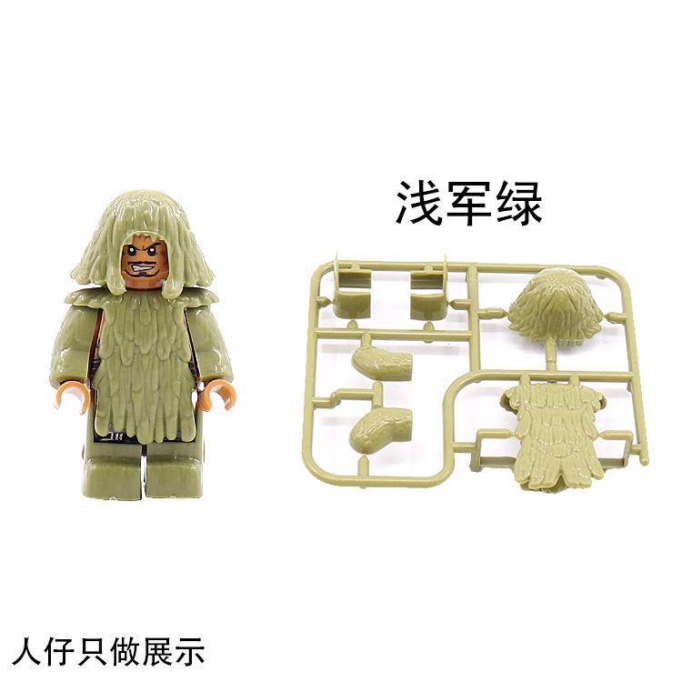 Doll Scene With Anti-Aircraft Maxine Anti-Aircraft Heavy Machine Gun Mortar Assembly Building Block