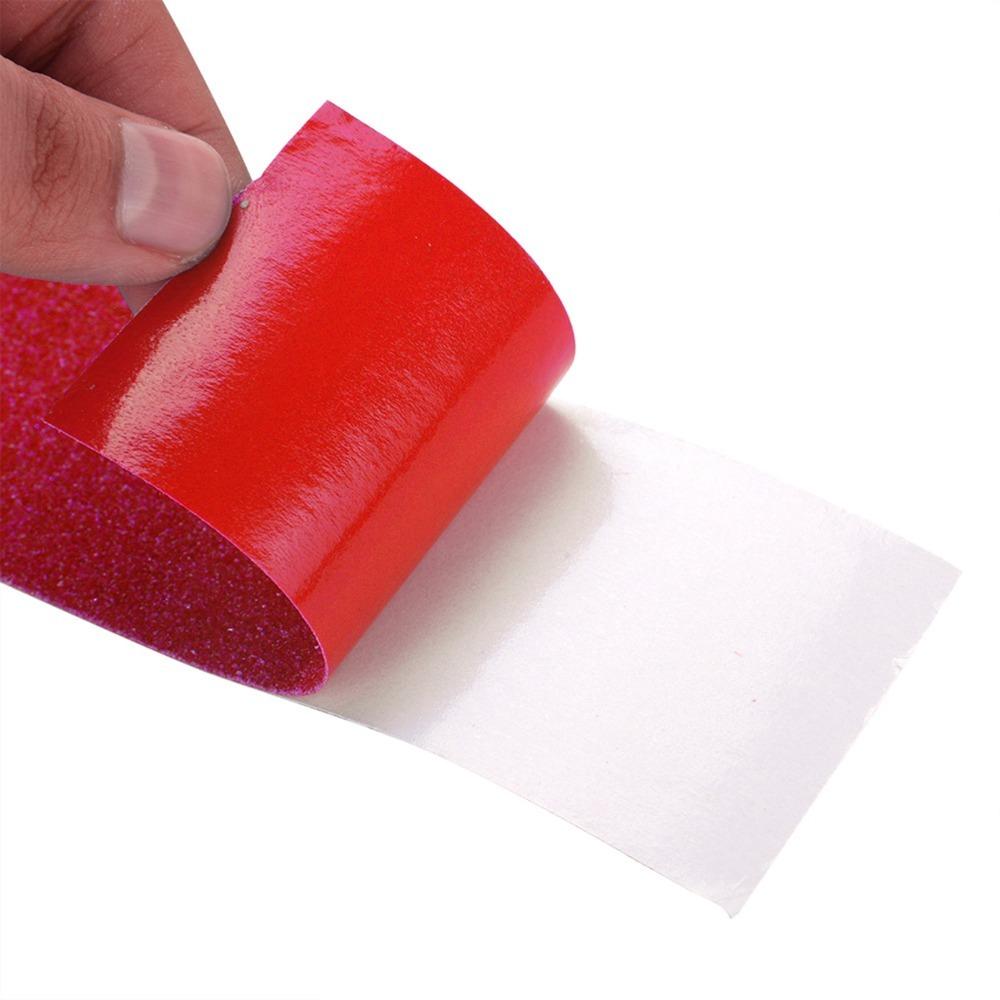 PVC Non-Slip Tape Waterproof Grip Tape Durable Anti Slip Tape Scooter Deck Traction красный