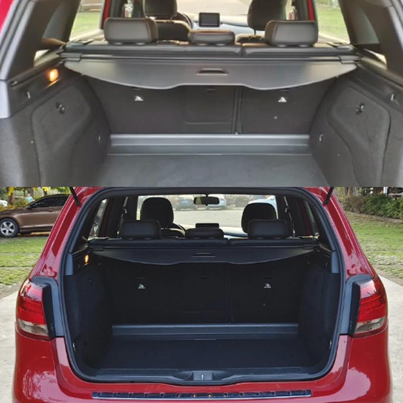 Auto Trunk Curtain Organizer Cover For Mercedes-Benz W246 B180 B200 2012-2019 B-Class Car Cargo Cover Trunk Rear Rack Luggage