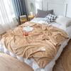 Solid Color Blanket Striped Blanket Coral Fleece Blanket Flannel Blanket Air Conditioning Blanket Nap Blanket Furry Blanket Small Blanket