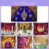 Bright And Beautiful Eid Mubarak Tapestry Wall Hanging Decor For Ramadan Celebration