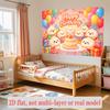 Relax Baozi Birthday Banner, Cute Steamed Bun Backdrop Wall Decor for Party