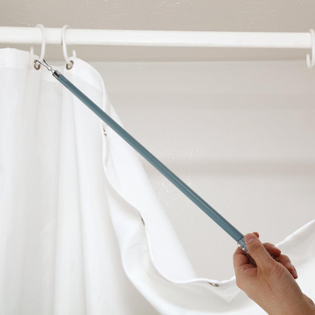 Aluminium Alloy Drapery Pull Rod Lightweight Sturdy Curtain Pull Wand Easy Operation Long Curtain Rod Drapery Wand