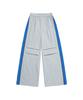 ODDSTUDIO Parachute Wide Nylon Pants - Gray / Blue