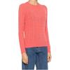 Polo Ralph Lauren Maglione Girocollo Manica Lunga con Logo Monocolore Donna Rosa 211910421-024