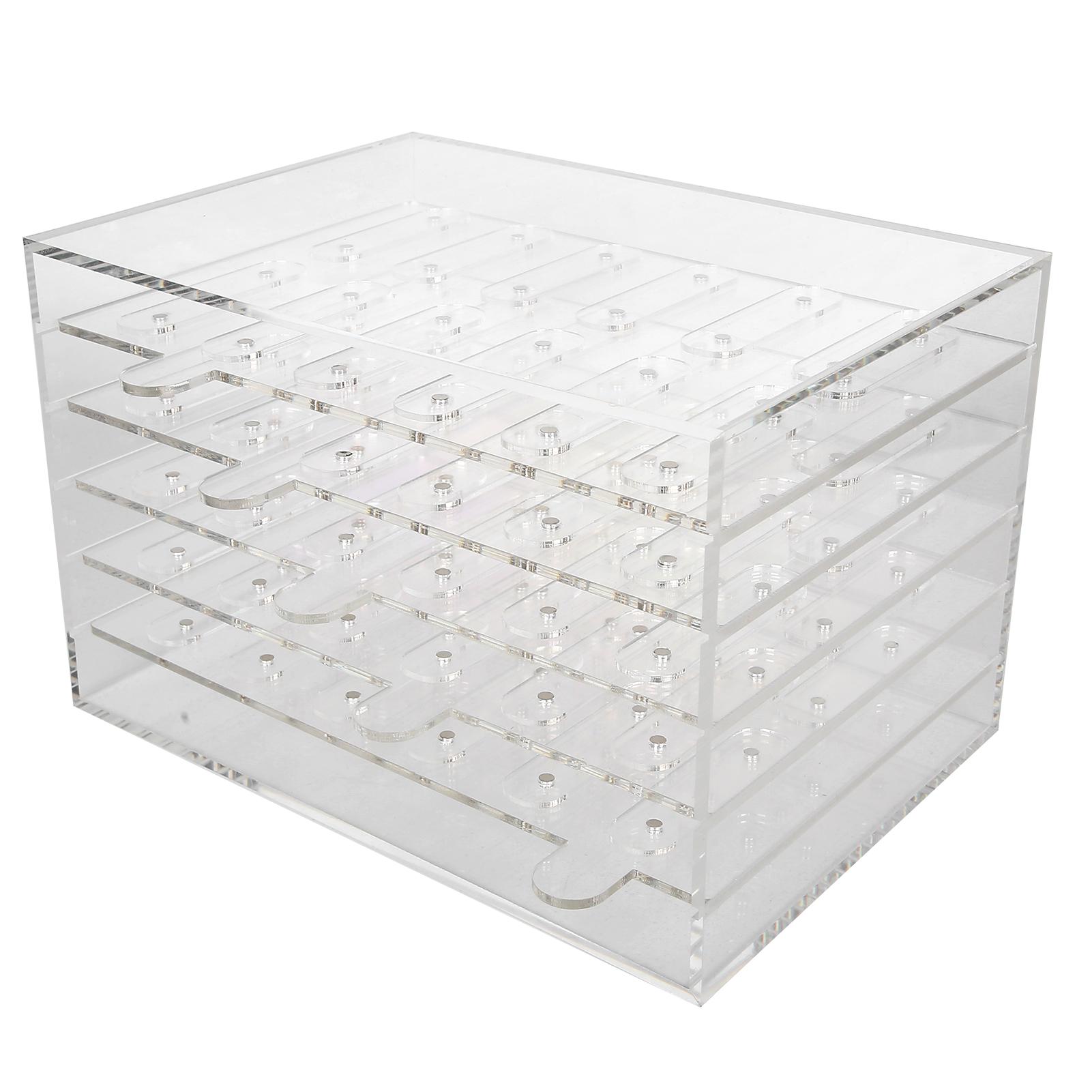 

Подставка для дизайна ногтей, акриловая 5 слоев, 60 сеток, съемная магнитная адсорбционная настольная стойка