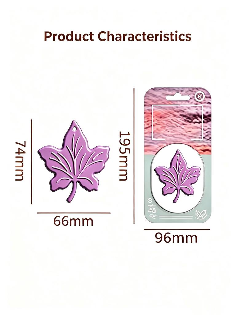 Maple Leaf Car Air Freshener EVA Hanging Vent Clip Car Fragrance
