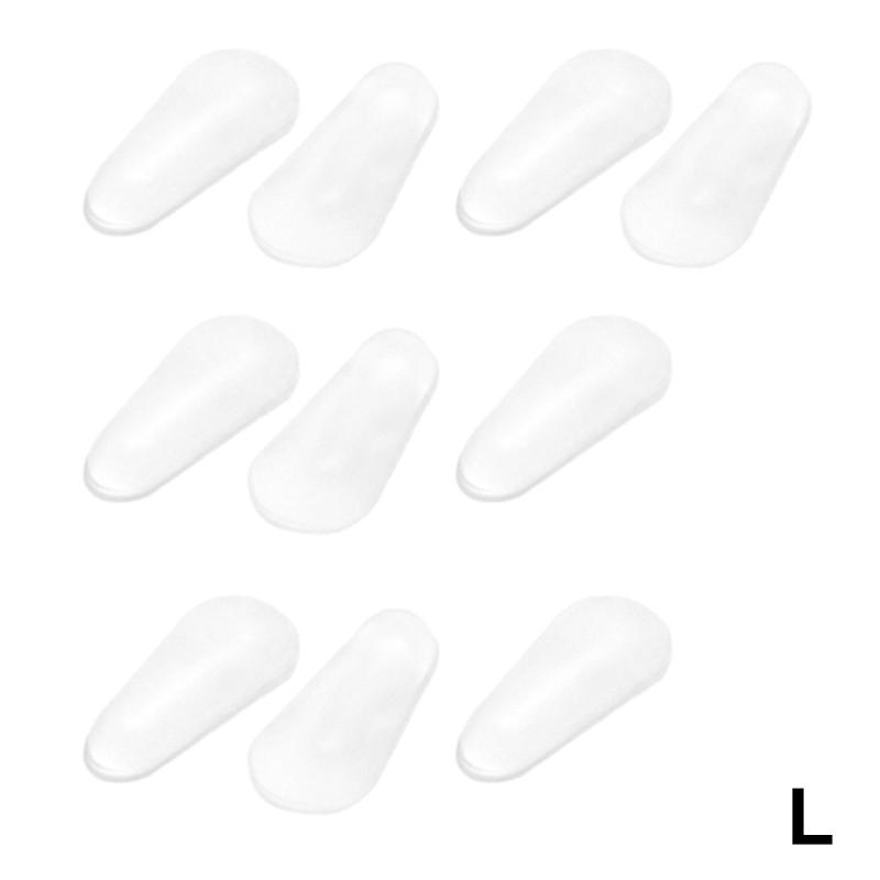 5Pairs Eyeglasses Anti Slip Nose Pads Soft Silicone Self Adhesive Glasses Nose Holder Long Lasting Spectacles Nose Support