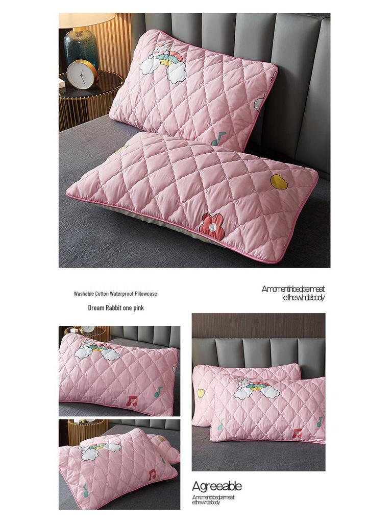 2025 Waterproof Washed Cotton Pillowcase