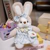 Skirt Rabbit Flower Plush Toy Wear Dress Bunny Doll Kid Birthday Decoration Gift