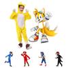 Blue Sonic Hedgehog Costume For Carnival Party Super Speed Kid's Cosplay Outfit