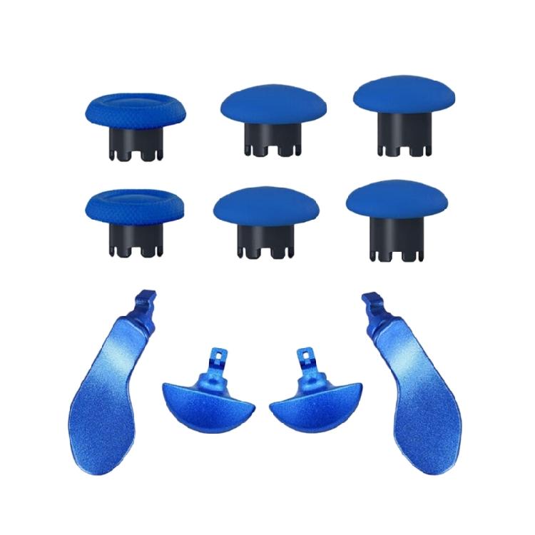 Controller Analog Joystick Replacement Metal Thumbsticks Back Paddles for Controller Analog Joystick Triggers Buttons синий