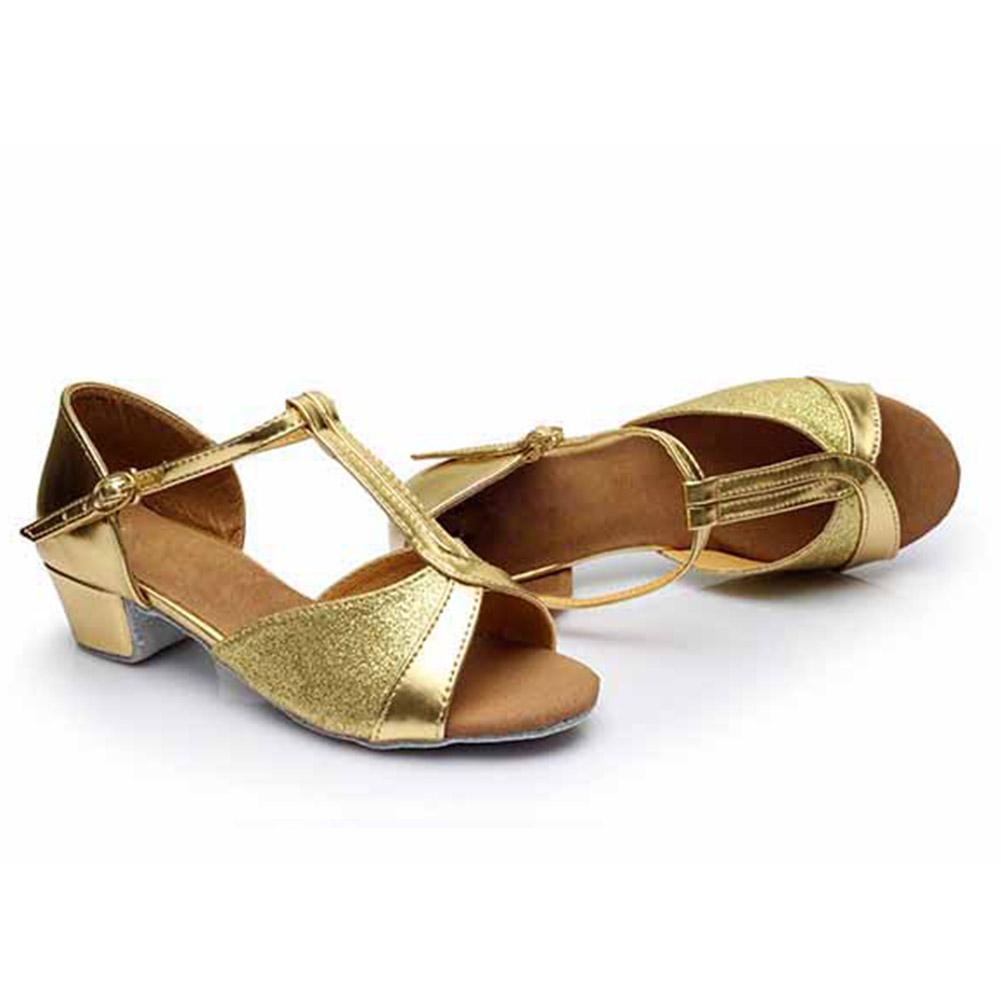 Nízký podpatek 3,5 cm pro dívky, děti, tango, latinskoamerické taneční boty, cvičné taneční boty