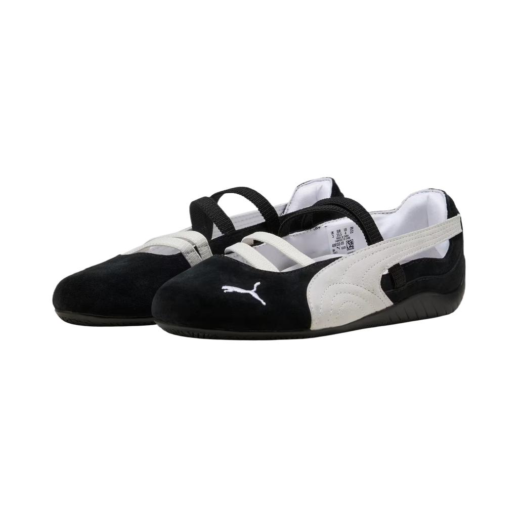 Puma Speedcat Ballet Suede GS Black White Warm White Kids Sneakers 406132-05
