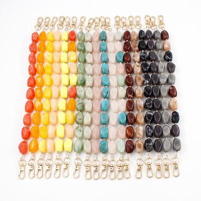Catena per Borsa Irregolare Fatta a Mano in Acrilico Color Block - Accessorio Fai da Te