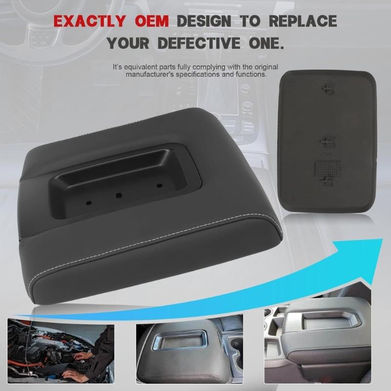 Premium ABS Center Console Lid For 2014 2024 Full Size Trucks Improved Driving Experience