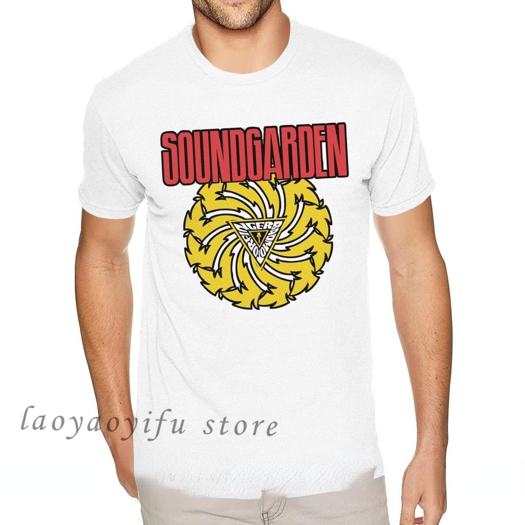 Herren 80er Retro T-Shirt Soundgarden Amerikanische Rockband Grafik T-Shirts Homme Lässig Übergroß Kurzarm T-Shirts Roupas Masculinas