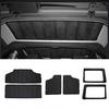 Set for Jeep Wrangler Hardtop JK and Complete Custom Designed for Outdoor and Custom Interior Parts 6-Piece (2011-2017) - Headliner, Roof, Insulation,