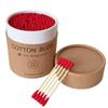200 Round and Pointed Double-headed Cotton Swab Sticks In A Colored Paper Box Disposable Makeup Remover