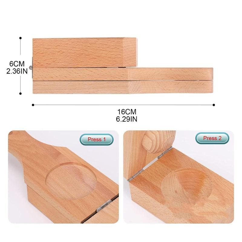 Green Plantain Wood Tostonera Wood Tostonera Plantain Press Tool Fried Plantains Maker 2in1 Banana Smasher and Maker