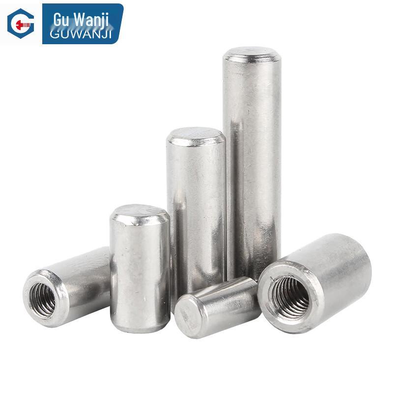 Guwanji 304 Stainless Steel Internal Threaded Cylindrical Dowel Pin