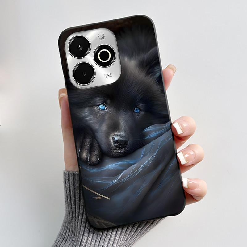 Phone Case For Umidigi G100X / G9X Case Luxury Cute Love Heart Rabbit Cartoon Funny Cover Black Soft Silicone Protective Casing