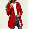 Women's Hooded Rain Jacket - Lightweight Outdoor Windbreaker with Adjustable Waist - Raincoat for Hiking, Travel, Daily Wear